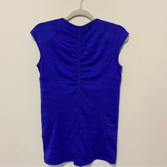 Athleta Purple/Blue Zip Front Workout Top Small - Picture 5 of 8